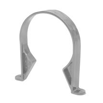 SC43 110MM POLYPIPE SADDLE PIPE CLIP GREY