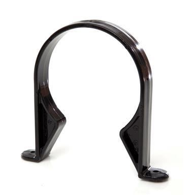 SC43 110MM POLYPIPE SADDLE PIPE CLIP BLACK