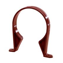 SC43 110MM POLYPIPE SADDLE PIPE CLIP BROWN