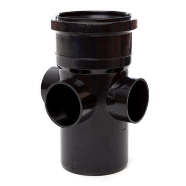 SJ454 110MM POLYPIPE BOSS PIPE REQUIRE BOSS ADAPTORS BLACK