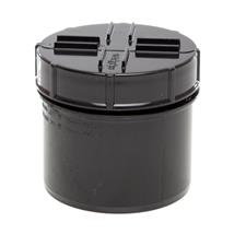 SA62 110MM POLYPIPE SPIGOT ACCESS CAP BLACK