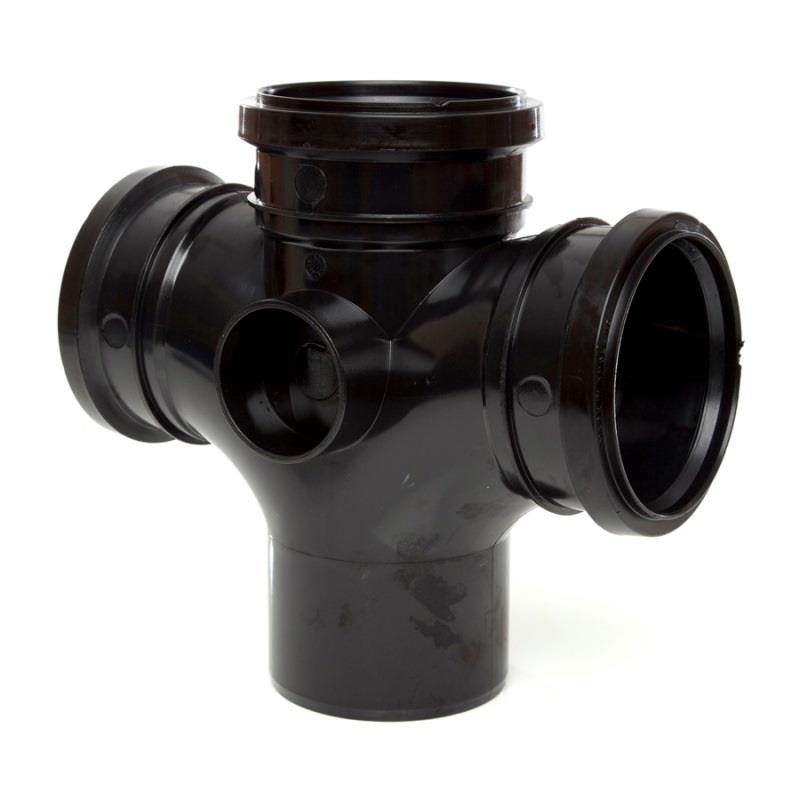 Polypipe SO65 in Grey 110mm Soil to 62mm Boss Reducer Fitting 
