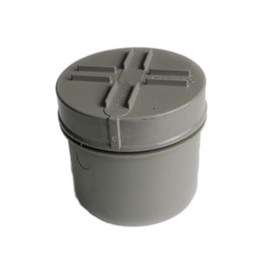 SA62 110MM POLYPIPE SPIGOT ACCESS CAP SOLVENT GREY