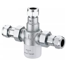 15mm Thermostatic Mixing Valve TMV, WRAS, TMV2 & TMV3, Chrome
