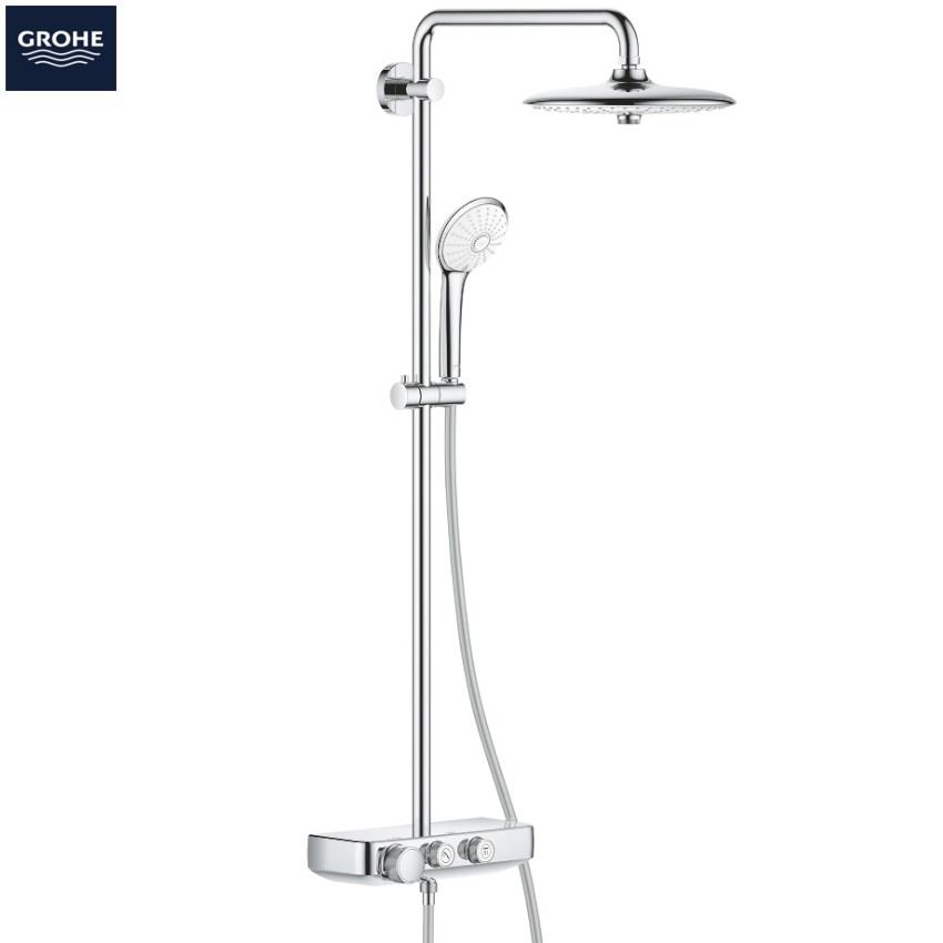 GROHE Euphoria SmartControl System 260 Mono Shower, 2 Outlets, Chrome ...