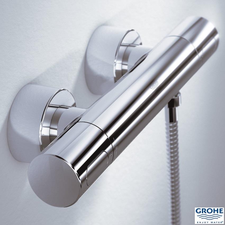 GROHE Grohtherm 3000 Cosmopolitan Bar Shower 1/2" c/w Kit, Chrome
