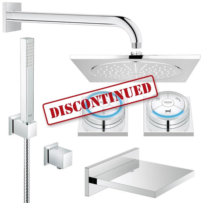 GROHE Allure FDigital + Rainshower Digital Bath/Shower Solution Pack 2