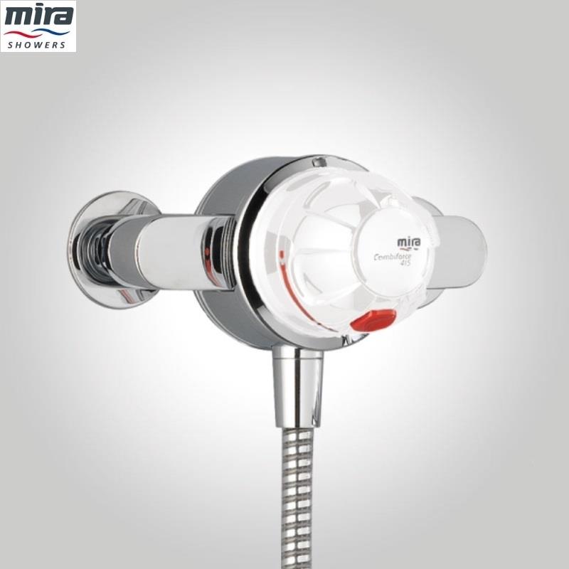 MIRA Combiforce 415 EV Sequential Mixer Shower Kit Chrome/White 1.1542.003