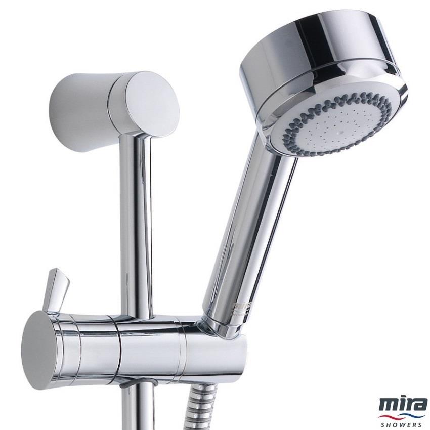 MIRA Discovery Dual Thermostatic EV Bar Shower c/w Shower Kit, Chrome