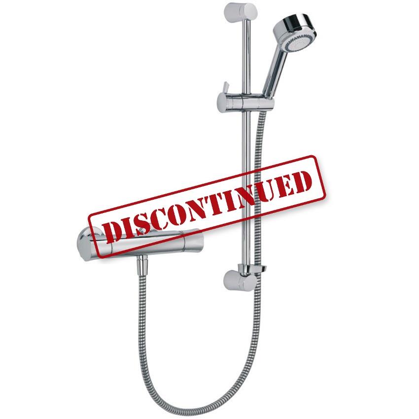 MIRA Discovery Dual Thermostatic EV Bar Shower c/w Shower Kit, Chrome, 1.1609.001 Plumbing For