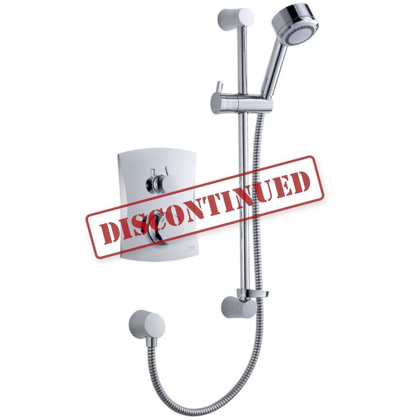 MIRA Discovery Dual Thermostatic Concealed Shower c/w Kit, Chrome, 1.