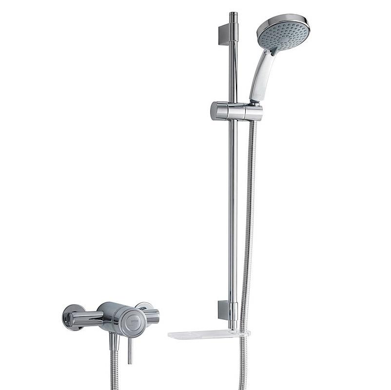 MIRA ELEMENT BIV REAR-FED CONCEALED CHROME THERMOSTATIC MIXER SHOWER 1.1656.002