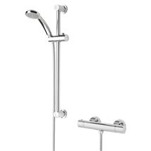 BRISTAN Frenzy Cool Touch Thermostatic Bar Shower c/w Kit, Chrome,