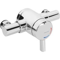 BRISTAN Timed Flow Exposed Shower with Fixed Head, Chrome, MINI2TS1203EL
