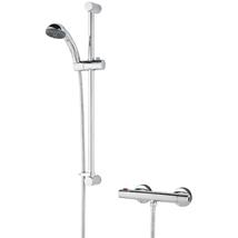 BRISTAN Zing Cool Touch Bar Shower c/w Kit and Fast-Fit, Chrome, ZI SHXSMCTFF C