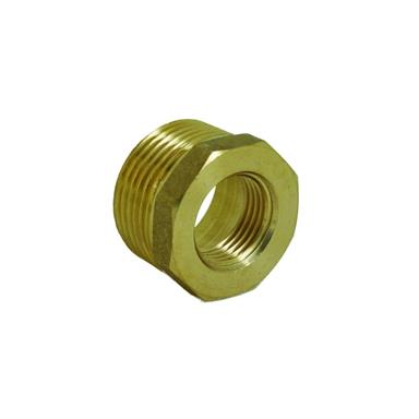 Brass Hex Bush 1" x 3/4", BRBUSH-FE