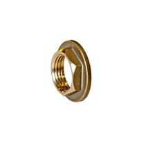 Brass Flanged Backnut 1/2