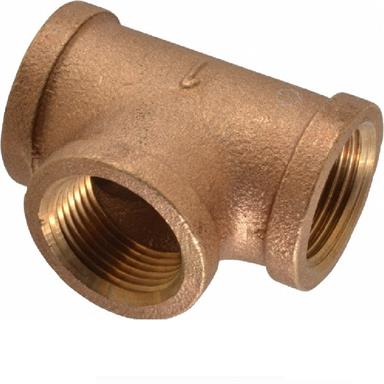 Equal Brass Tee 1/2", F x F x F, 10070741