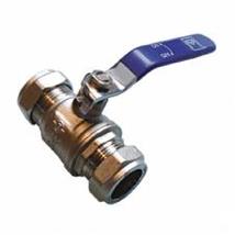 35mm Compression Lever Valve Water BLUE Handle