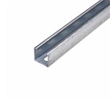 3 Metre 41mmx21mmx2.5mm Unistrut Slotted Galvanised Channel, CH4121S3