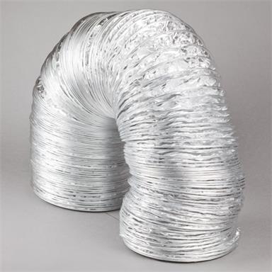 MANROSE 100MMx1.5M ROUND FLEXIBLE DUCTINGHOSE ALUMINIUM