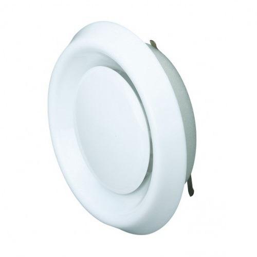 MANROSE INTERNAL 100MM CIRCULAR AIR DIFFUSER ADJUSTABLE