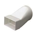 MANROSE 110MMx54MM DUCTING ROUND TO RECTANGULAR ADAPTOR