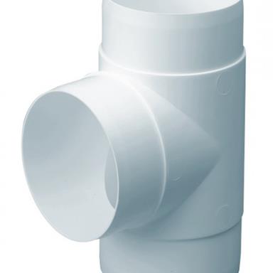 MANROSE 125MM ROUND DUCTING EQUAL T PIECECONNECTOR