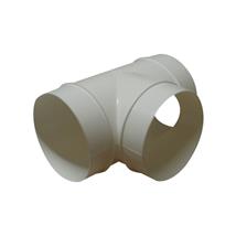 MANROSE 150MM ROUND DUCTING EQUAL T PIECECONNECTOR ALUMINIUM