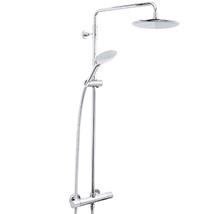 BRISTAN Carre Thermostatic Bar Shower System, 2 Outlets, Chrome, CR SHXDIVFF C