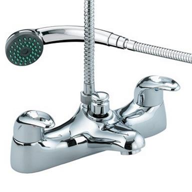 BRISTAN Java Deck Mounted Bath/Shower Mixer w/ Handset Chrome Plated J BSM C