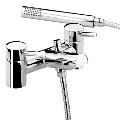 BRISTAN Prism Deck Mounted Bath/Shower Mixer w/ Handset Chrome Plated PM BSM C