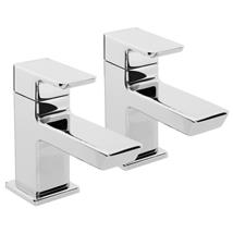 BRISTAN Cobalt Bath Taps Lever Handles, Pair, Chrome Plated, COB 3/4 C