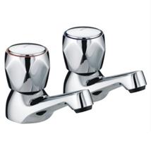 BRISTAN Value Club Bath Taps Chrome Plated Pair VAC 3/4 C MT