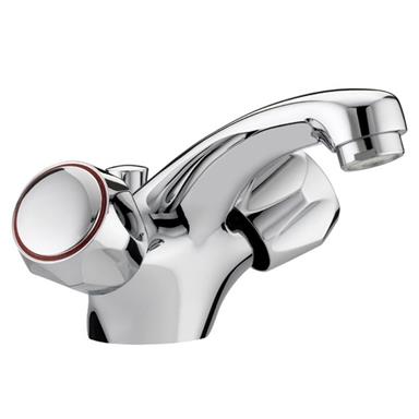 BRISTAN Value Club Monobloc Basin Mixer w/ Pop-Up Waste Chrome Plated VAC BAS C MT