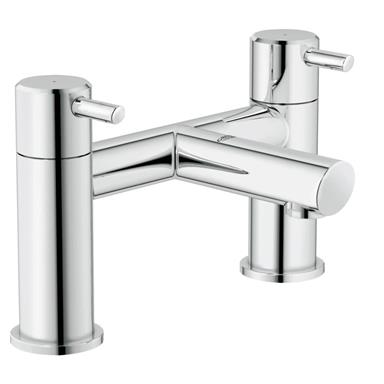 GROHE Concetto Deck Mounted Bath Filler/Mixer Lever Handles Chrome Plated 25102 000
