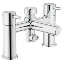 GROHE Concetto Deck Mounted Bath/Shower Mixer w/ Diverter Chrome Plated 25109 000