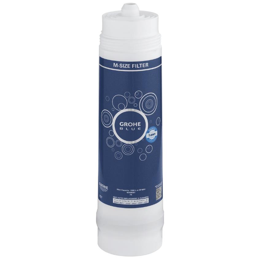 GROHE Blue Replacement Filter Cartridge MSize, 1500 Litres, 40430 001