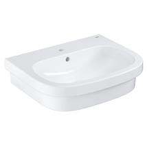 GROHE Euro Ceramic 60cm 1TH Countertop Basin, PureGuard, Alpine White 39337 00H