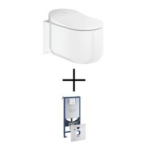 GROHE Sensia Arena Shower Toilet c/w Rapid SLX 1.13m Frame Set, 39354SH1 + 39598000