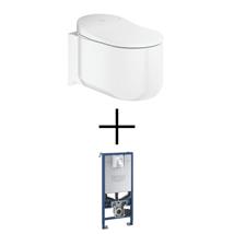 GROHE Sensia Arena Shower Toilet c/w Rapid SLX 1.13m Frame Set, 39354SH1 + 39603000